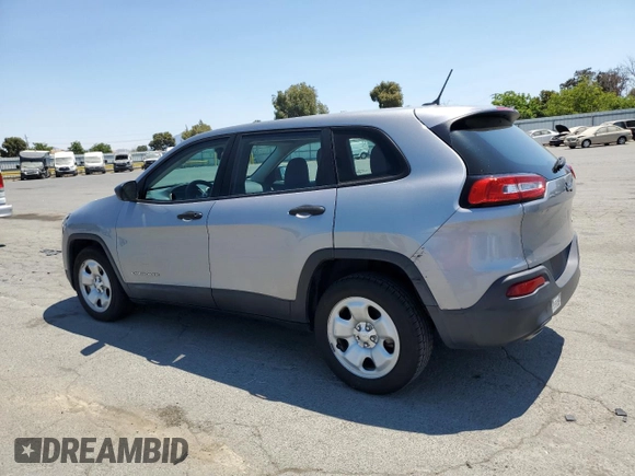 2015 Jeep Cherokee Sport с VIN 1C4PJLABXFW573085, выставлен на аукционе Copart как лот 65019735 с пробегом 78 181 миль миль и Чистый • Clean title. История ставок и продаж доступна на DreamBid. Изображение 2.