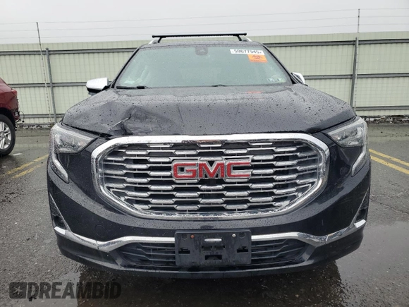 2019 GMC Terrain Denali with VIN 3GKALXEX3KL105541, listed as a Copart auction lot 59677945 with 44,870 mi miles and Salvage title. Bid and sale history available at DreamBid. Image 5.