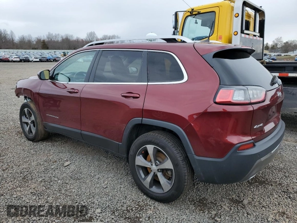 2019 Jeep Cherokee Limited z VIN 1C4PJMDX8KD306983, wystawiony jako Copart lot #50407785 z przebiegiem 67 055 mil mil oraz Szkoda całkowita • Salvage title. Historia ofert i sprzedaży dostępna na DreamBid. Obrazek 2.