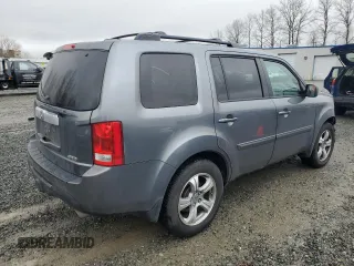 2013 Honda Pilot EX-L with VIN 5FNYF4H62DB050858, listed as a Copart auction lot 45587785 with 177,775 mi miles and Salvage Title. Bid and sale history available at carsss.com. Image 3.