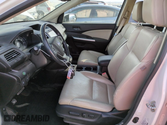 2015 Honda CR-V EX-L with VIN 5J6RM4H7XFL111385, listed as a Copart auction lot 48588225 with 129,162 mi miles and Salvage Title. Bid and sale history available at carsss.com. Image 7.