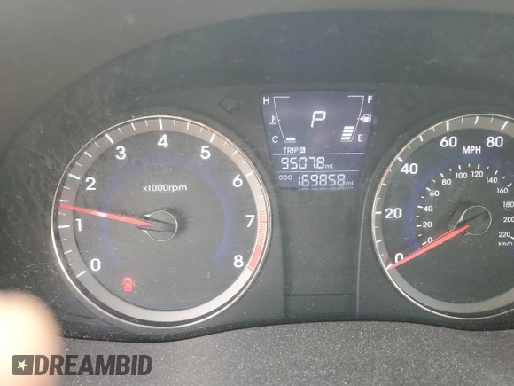 2012 Hyundai Accent GS with VIN KMHCT5AE9CU016105, listed as a Copart auction lot 55514584 with 169,858 mi miles and Salvage title. Bid and sale history available at DreamBid. Image 9.