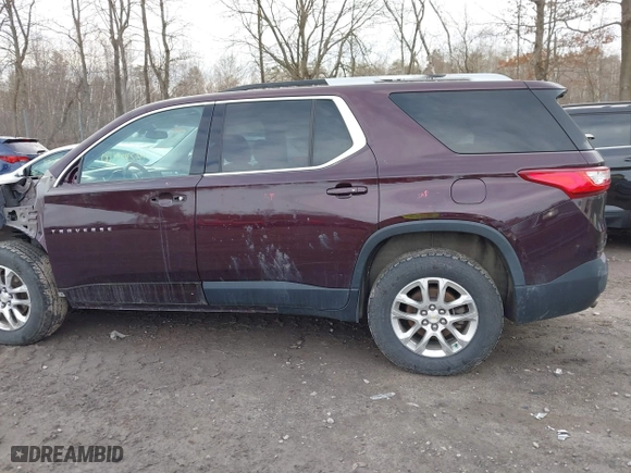 2018 Chevrolet Traverse LT Cloth with VIN 1GNEVGKW7JJ269861, listed as a IAAI auction lot 41954534 with 96,022 mi miles. Bid and sale history available at carsss.com. Image 14.