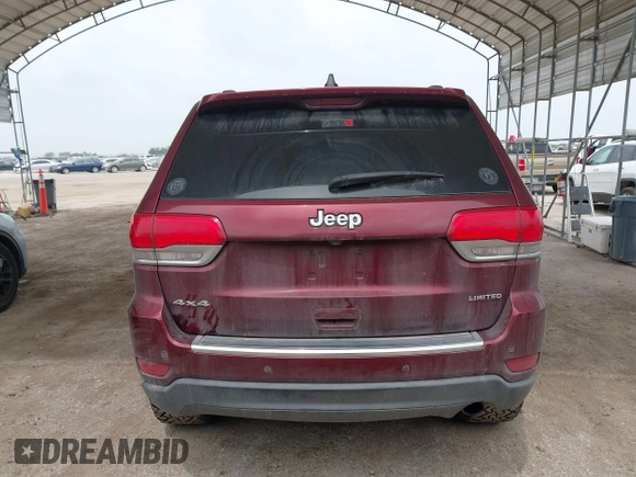 2016 Jeep Grand Cherokee Limited 75th Anniversary with VIN 1C4RJFBG2GC347615, listed as a IAAI auction lot 41945528 with 134,363 mi miles and . Bid and sale history available at DreamBid. Image 17.