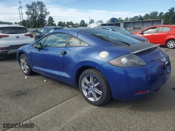 2007 Mitsubishi Eclipse GT with VIN 4A3AK34T77E602439, listed as a Copart auction lot 70915044 with 119,562 mi miles and Salvage Title. Bid and sale history available at carsss.com. Image 2.