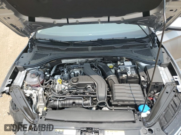 2024 Volkswagen Jetta S with VIN 3VW5M7BU9RM098603, listed as a Copart auction lot 59370965 with 2,873 mi miles and Salvage title. Bid and sale history available at DreamBid. Image 11.