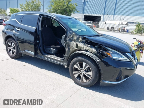 2020 Nissan Murano SV with VIN 5N1AZ2BS1LN104603, listed as a IAAI auction lot 42184170 with 79,916 mi miles and . Bid and sale history available at DreamBid. Image 1.