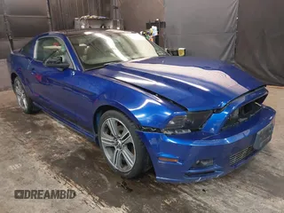 2014 Ford Mustang V6 with VIN 1ZVBP8AM4E5272840, listed as a IAAI auction lot 42162282 with 99,221 mi miles and . Bid and sale history available at DreamBid. Image 1.