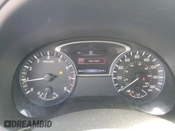 2017 Nissan Altima 2.5 SV with VIN 1N4AL3AP6HC133080, listed as a Copart auction lot 50968385 with 90,167 mi miles and Salvage Title. Bid and sale history available at carsss.com. Image 9.