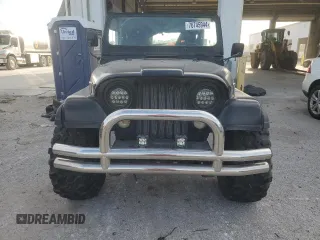1986 Jeep CJ with VIN 1JCCM87E9GT012320, listed as a Copart auction lot 76745944 with 185,443 mi miles and Clean Title. Bid and sale history available at carsss.com. Image 5.