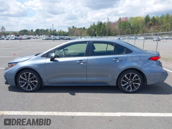 2021 Toyota Corolla SE with VIN JTDS4MCE0MJ077656, listed as a IAAI auction lot 42162598 with 32,714 mi miles and . Bid and sale history available at carsss.com. Image 14.