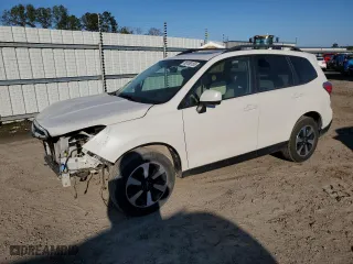 2017 Subaru Forester Premium with VIN JF2SJAGC0HH593465, listed as a Copart auction lot 88106185 with 98,706 mi miles and Salvage Title. Bid and sale history available at carsss.com. Image 1.