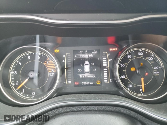 2020 Jeep Cherokee Latitude with VIN 1C4PJMCX4LD578174, listed as a Copart auction lot 68706444 with 75,059 mi miles and Salvage Title. Bid and sale history available at carsss.com. Image 9.