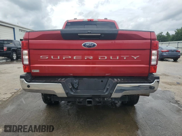 2021 Ford F-250 XL with VIN 1FT7W2BT2MEC56357, listed as a Copart auction lot 58134025 with 112,357 mi miles and Salvage title. Bid and sale history available at DreamBid. Image 6.