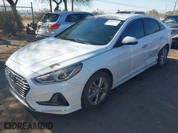 2018 Hyundai Sonata SEL with VIN 5NPE34AF5JH597271, listed as a IAAI auction lot 42001502 with 59,533 mi miles and . Bid and sale history available at DreamBid. Image 17.