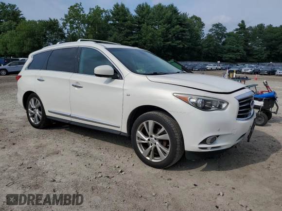 2014 Infiniti QX60 with VIN 5N1AL0MM3EC538945, listed as a Copart auction lot 63895465 with 141,161 mi miles and Clean title. Bid and sale history available at DreamBid. Image 4.
