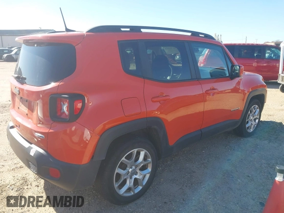 2018 Jeep Renegade Latitude with VIN ZACCJABB6JPJ64456, listed as a IAAI auction lot 41723973 with 234,751 mi miles and . Bid and sale history available at carsss.com. Image 4.