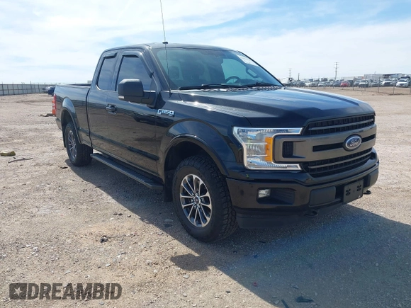 2018 Ford F-150 XL with VIN 1FTEX1EP7JFC21008, listed as a IAAI auction lot 42072145 with 102,679 mi miles and . Bid and sale history available at DreamBid. Image 1.