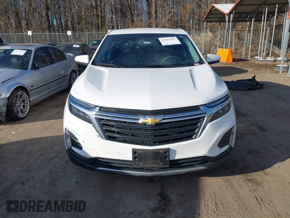 2022 Chevrolet Equinox LT with VIN 3GNAXKEV3NL158186, listed as a IAAI auction lot 41633707 with 66,843 mi miles. Bid and sale history available at carsss.com. Image 12.