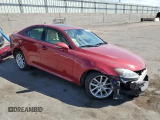 2013 Lexus IS 250 with VIN JTHCF5C20D5063323, listed as a Copart auction lot 50349985 with 92,610 mi miles and Salvage title. Bid and sale history available at DreamBid. Image 4.