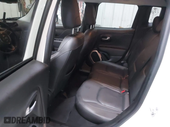 2017 Jeep Renegade Limited with VIN ZACCJBDB4HPG10586, listed as a IAAI auction lot 41410600 with 34,705 mi miles and . Bid and sale history available at DreamBid. Image 8.