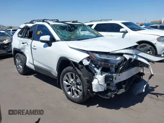 2025 Toyota RAV4 XLE Premium with VIN 2T3C1RFV8SW386490, listed as a IAAI auction lot 42562230 with 3,128 mi miles and . Bid and sale history available at DreamBid. Image 1.
