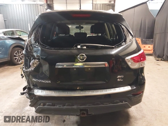 2014 Nissan Pathfinder S with VIN 5N1AR2MM6EC653663, listed as a IAAI auction lot 42315157 with 108,588 mi miles and . Bid and sale history available at DreamBid. Image 17.