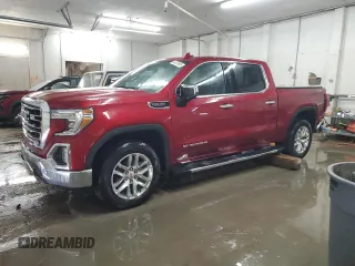 2020 GMC Sierra 1500 SLT z VIN 1GTU9DED9LZ329158, wystawiony jako Copart lot #46075685 z przebiegiem 168 634 mil mil oraz Szkoda całkowita • Salvage title. Historia ofert i sprzedaży dostępna na DreamBid. Obrazek 1.