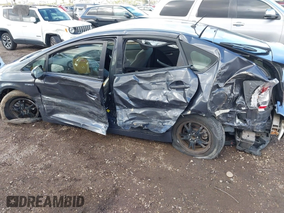 2015 Toyota Prius Four with VIN JTDKN3DU1F0398370, listed as a IAAI auction lot 41925595 with 130,131 mi miles. Bid and sale history available at carsss.com. Image 6.
