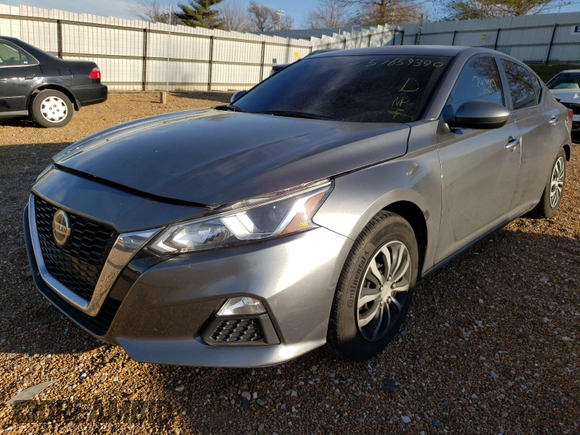 2019 Nissan Altima 2.5 S with VIN 1N4BL4BV0KC212310, listed as a Copart auction lot 57659390 with 39,289 mi miles and Salvage Title. Bid and sale history available at carsss.com. Image 2.