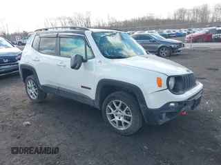 2021 Jeep Renegade Trailhawk with VIN ZACNJDC12MPM92624, listed as a IAAI auction lot 41858453 with 90,596 mi miles and . Bid and sale history available at DreamBid. Image 1.