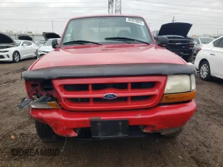 1999 Ford Ranger XLT with VIN 1FTYR14X4XPA57227, listed as a Copart auction lot 80829684 with 166,834 mi miles and Salvage Title. Bid and sale history available at DreamBid. Image 5.