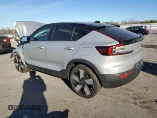 2022 Volvo C40 Recharge Pure Electric Ultimate with VIN YV4ED3GB9N2000302, listed as a Copart auction lot 42180324 with 12,323 mi miles. Bid and sale history available at carsss.com. Image 2.