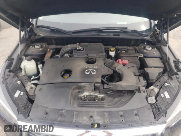 2019 Infiniti QX50 LUXE with VIN 3PCAJ5M37KF100121, listed as a Copart auction lot 49025983 with 23,523 mi miles. Bid and sale history available at carsss.com. Image 12.