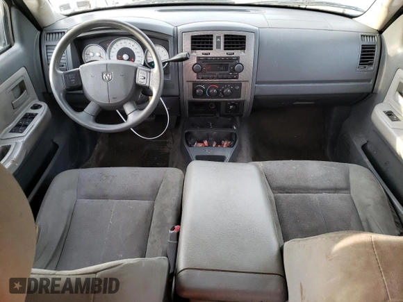 2006 Dodge Dakota SLT with VIN 1D7HW48N46S641521, listed as a Copart auction lot 71381094 with 202,208 mi miles and Salvage Title. Bid and sale history available at DreamBid. Image 8.