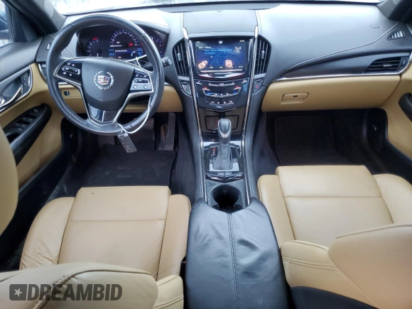 2013 Cadillac ATS with VIN 1G6AA5RX6D0139508, listed as a Copart auction lot 58381625 with 77,604 mi miles and Salvage title. Bid and sale history available at DreamBid. Image 8.