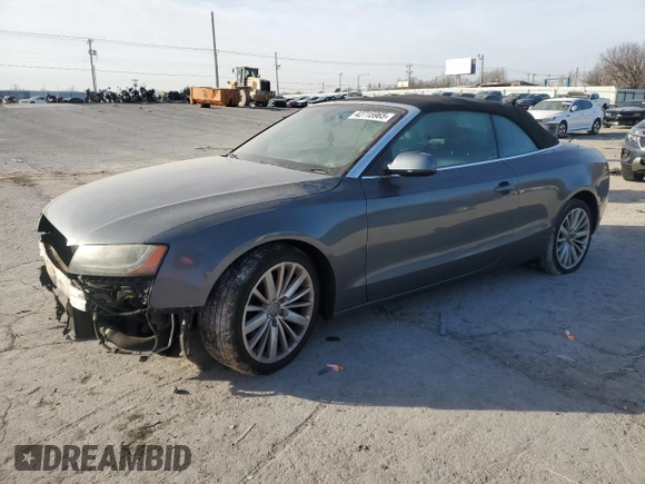 2012 Audi A5 Premium Plus с VIN WAULFAFH0CN001281, выставлен на аукционе Copart как лот 42715965 с пробегом 141 212 миль миль и Списание • Salvage title. История ставок и продаж доступна на DreamBid. Изображение 1.