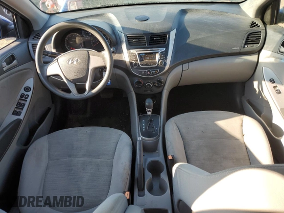 2016 Hyundai Accent SE with VIN KMHCT4AE1GU021931, listed as a Copart auction lot 46681145 with 136,093 mi miles and Salvage Title. Bid and sale history available at DreamBid. Image 8.