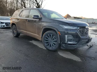 2022 Chevrolet Traverse RS with VIN 1GNEVJKW1NJ139268, listed as a Copart auction lot 88719675 with 52,851 mi miles and Salvage Title. Bid and sale history available at carsss.com. Image 4.