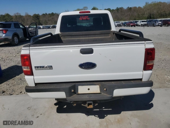 2010 Ford Ranger XL with VIN 1FTKR1ED1APA75380, listed as a Copart auction lot 50027085 with 223,895 mi miles and Salvage Title. Bid and sale history available at carsss.com. Image 6.