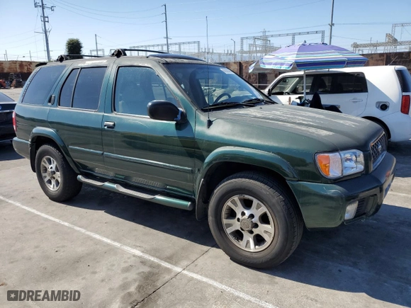 2001 Nissan Pathfinder LE with VIN JN8DR07XX1W514225, listed as a Copart auction lot 46362685 with 144,302 mi miles and Salvage Title. Bid and sale history available at carsss.com. Image 4.