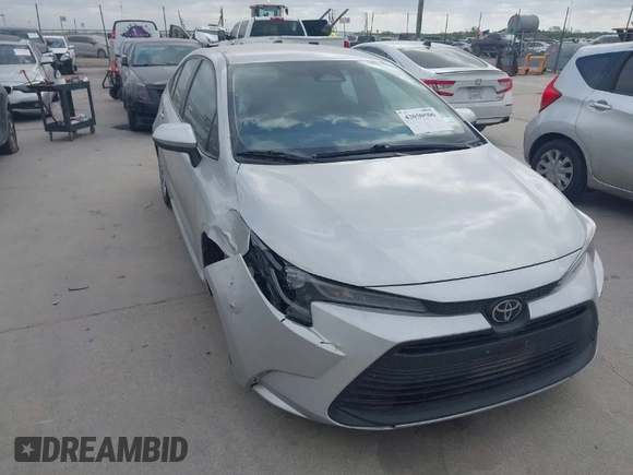 2023 Toyota Corolla LE with VIN 5YFB4MDE8PP022161, listed as a IAAI auction lot 42050506 with 46,852 mi miles and . Bid and sale history available at carsss.com. Image 1.