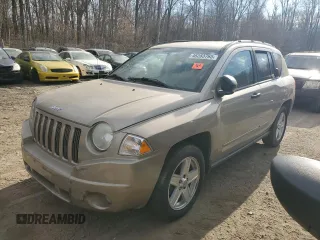 2009 Jeep Compass North with VIN 1J4FT47B89D189447, listed as a Copart auction lot 46283765 with 0 mi miles and Salvage Title. Bid and sale history available at carsss.com. Image 1.