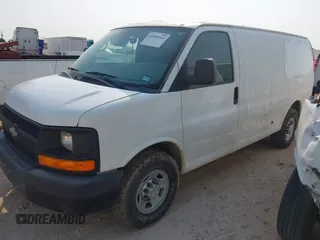 2011 Chevrolet Express Cargo with VIN 1GCWGFBA7B1177706, listed as a IAAI auction lot 42489114 with 326,497 mi miles and . Bid and sale history available at DreamBid. Image 1.