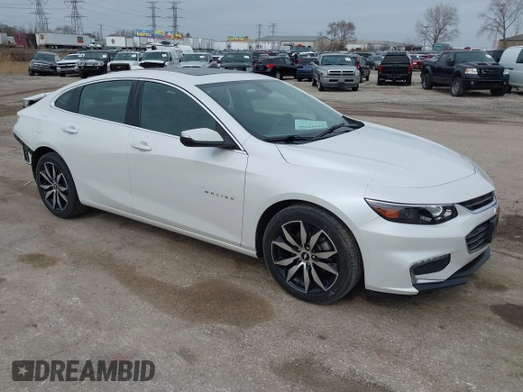 2017 Chevrolet Malibu LT with VIN 1G1ZE5ST7HF104760, listed as a IAAI auction lot 41819360 with 65,672 mi miles and . Bid and sale history available at DreamBid. Image 1.