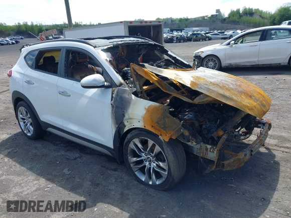 2017 Hyundai Tucson Limited z VIN KM8J3CA24HU301528, wystawiony jako IAAI lot #42296319 z przebiegiem Nie podano mil oraz . Historia ofert i sprzedaży dostępna na DreamBid. Obrazek 1.