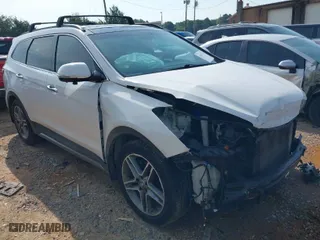 2017 Hyundai Santa Fe Limited Ultimate with VIN KM8SRDHF0HU212900, listed as a IAAI auction lot 39857730 with 86,682 mi miles. Bid and sale history available at carsss.com. Image 1.