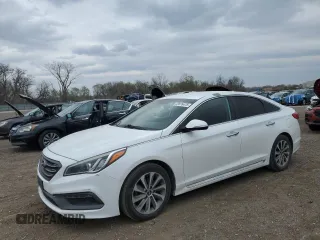 2015 Hyundai Sonata 2.4L Sport with VIN 5NPE34AFXFH058703, listed as a Copart auction lot 53576475 with 142,155 mi miles and Clean Title. Bid and sale history available at carsss.com. Image 1.