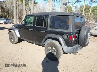 2022 Jeep Wrangler Unlimited Sport with VIN 1C4HJXDN6NW132859, listed as a IAAI auction lot 41362657 with 40,066 mi miles and . Bid and sale history available at DreamBid. Image 3.