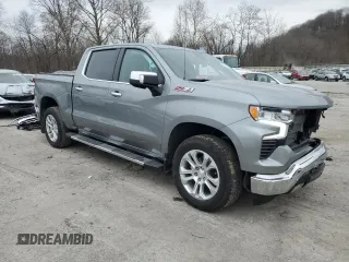 2023 Chevrolet Silverado 1500 LTZ with VIN 1GCUDGED0PZ245770, listed as a Copart auction lot 83079644 with 20,540 mi miles and Salvage Title. Bid and sale history available at carsss.com. Image 4.